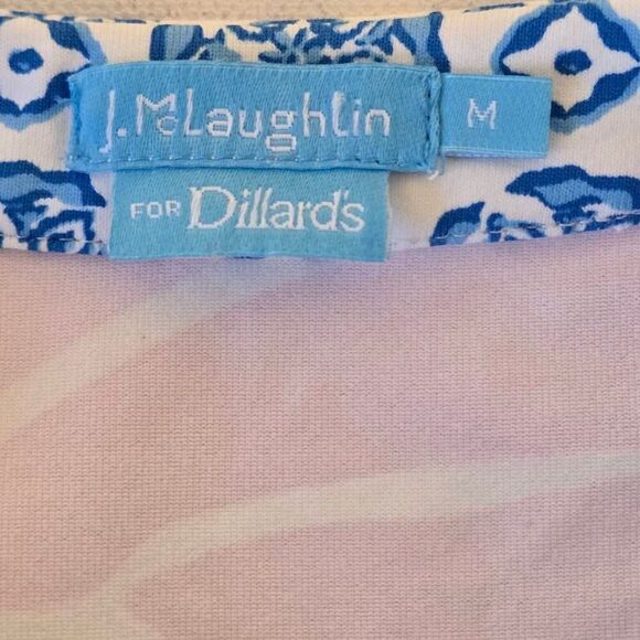 J. McLaughlin for Dillards Womens Tropical Catalina Henley Tunic Multi Medium - Picture 5 of 12